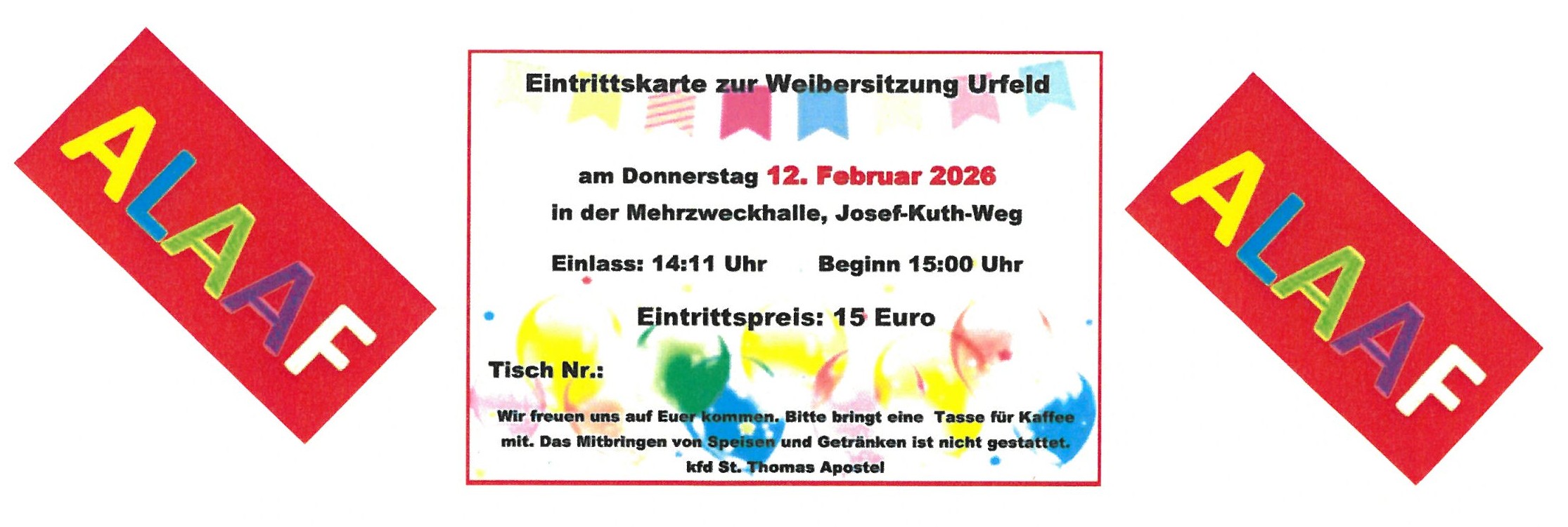 Kfd St. Thomas Weibersitzung