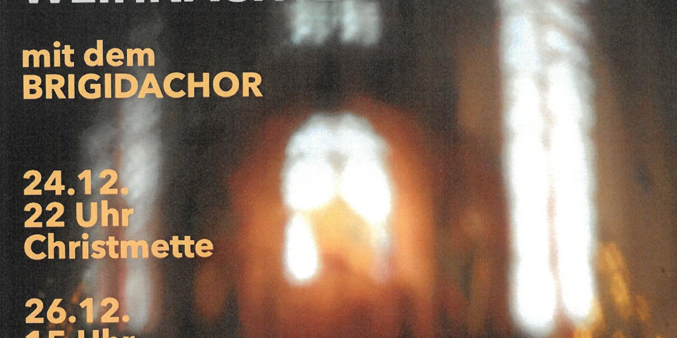 Weihnachten mit dem Brigidachor