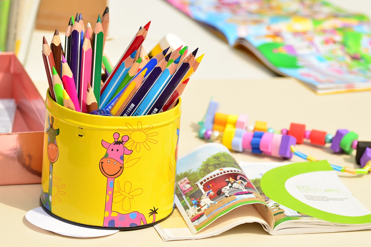 Buntstifte, Kindertagesstätten